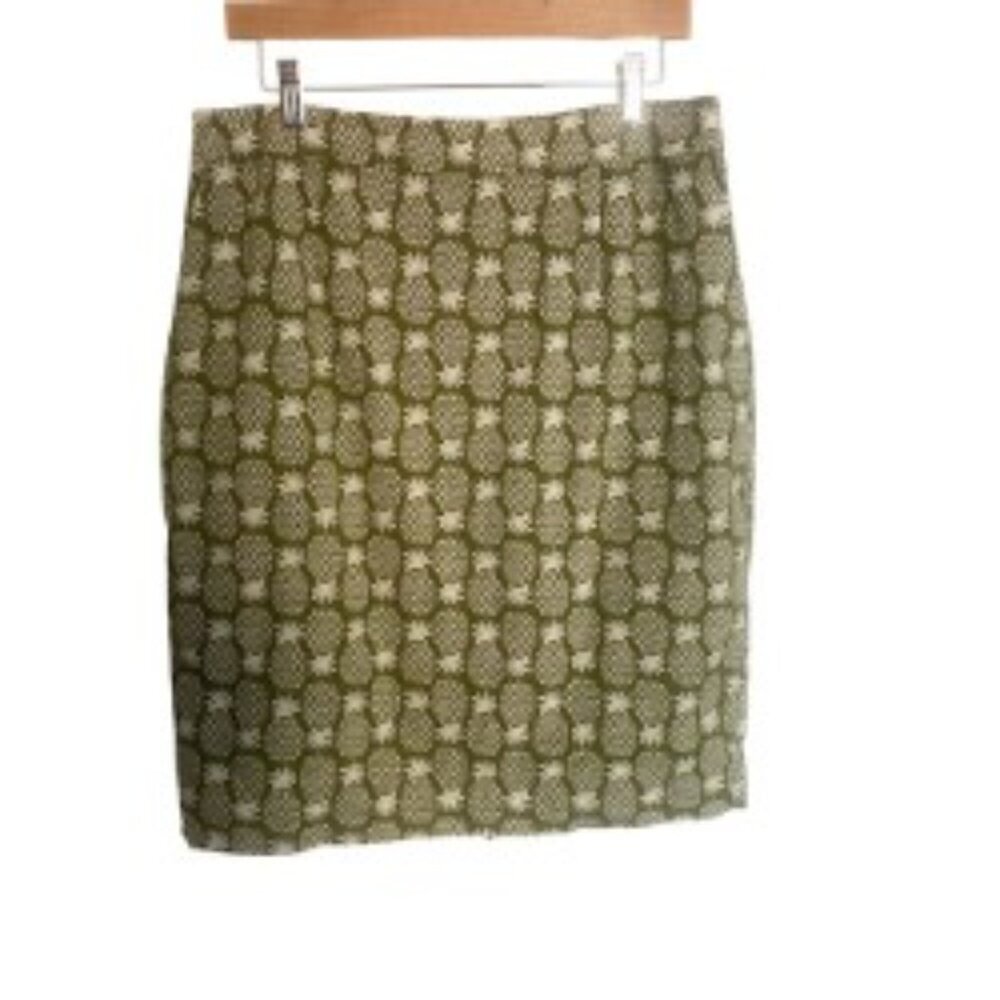 Boden Gabriella Pineapple Pencil Skirt 12 - Picture 2 of 5